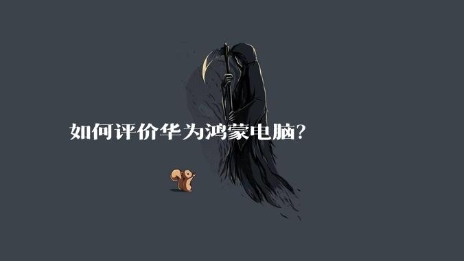 如何评价华为鸿蒙电脑？