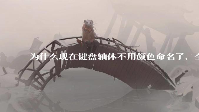 为什么现在键盘轴体不用颜色命名了，全是些莫名其妙的名字，看不懂到底是什么？