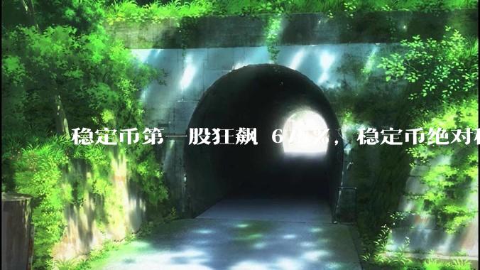 稳定币第一股狂飙 675%，稳定币绝对稳定吗？市场对它有哪些误区？