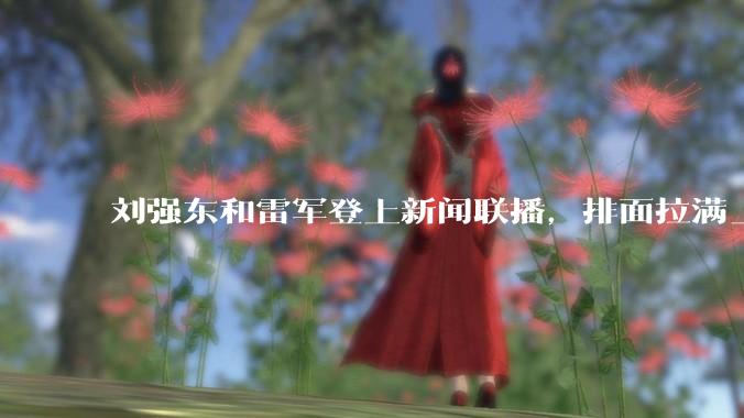刘强东和雷军登上新闻联播，排面拉满_企业_小米_京东集团