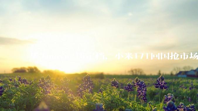 华为nova 16定档、小米17T回国抢市场，6月新机杀疯了_旗舰机_Fold_系列