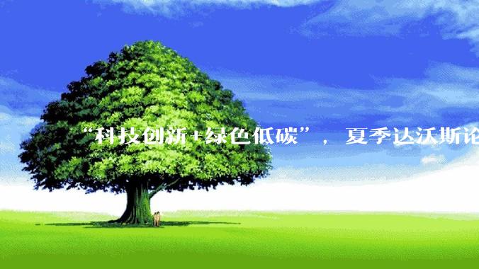 “科技创新+绿色低碳”，夏季达沃斯论坛即将启幕_潘昱龙_筹备工作_嘉宾