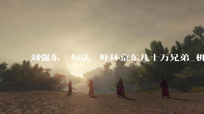 刘强东一句话，吓坏京东几十万兄弟_机器人_维修_物流