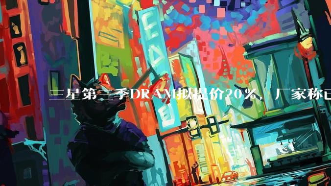 三星第三季DRAM拟提价20%，厂家称已接口头通知_终端_消费_售价