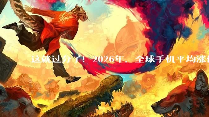 这就过分了！2026年，全球手机平均涨价665块钱_价格_因为_销量