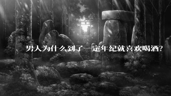 男人为什么到了一定年纪就喜欢喝酒？