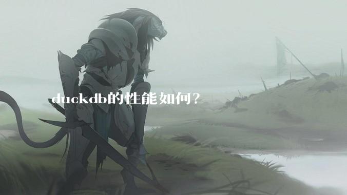 duckdb的性能如何？
