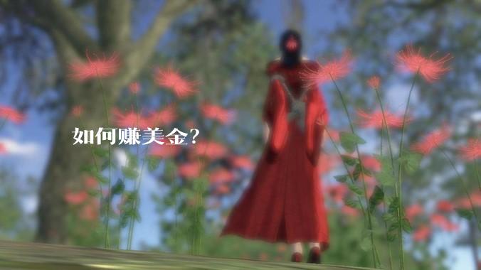 如何赚美金？