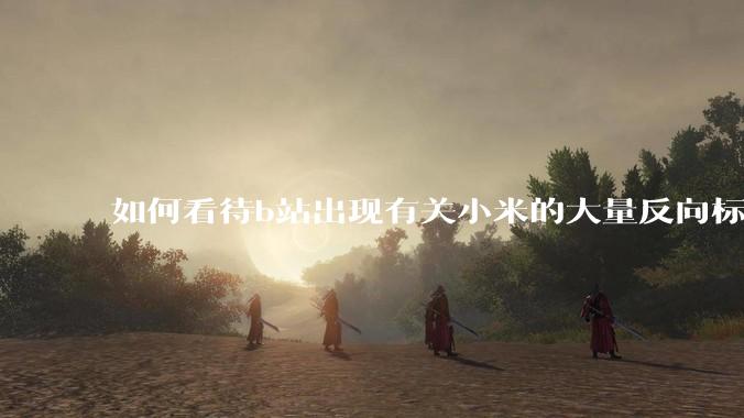 如何看待b站出现有关小米的大量反向标题，号称“薅千亿补贴”的现象？