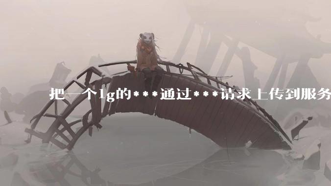 把一个1g的***通过***请求上传到服务器中，如何保证性能？
