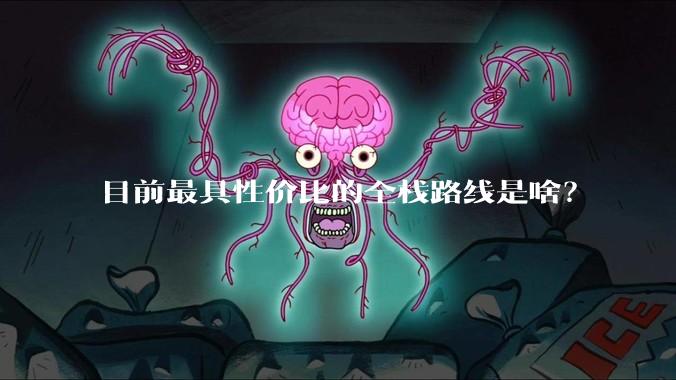 目前最具性价比的全栈路线是啥？