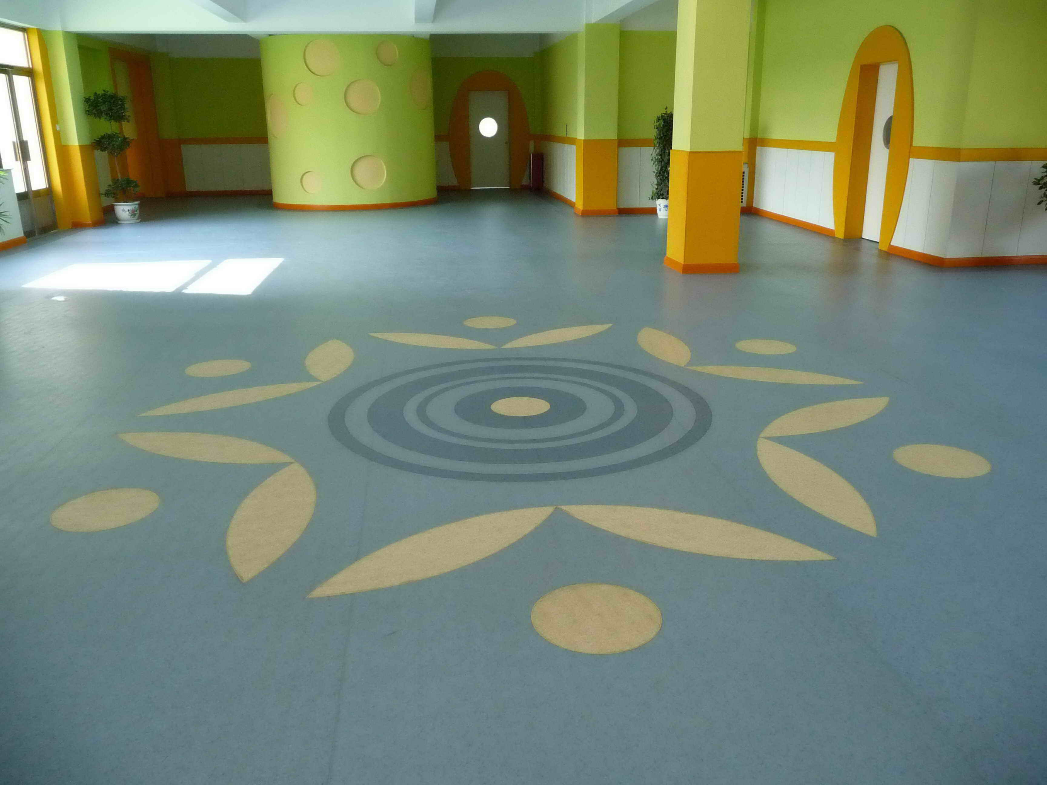 PVC塑胶地板 幼儿园学校地胶 耐磨防水 耐磨层加厚